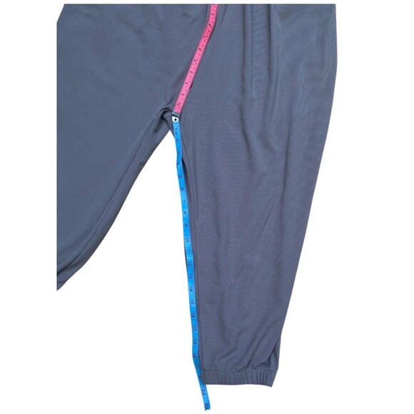 Halara Waffle Knit Pleated Overalls Jumpsuit Mink Brown Adjustable Size L - Picture 14 of 16